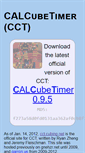 Mobile Screenshot of cct.cubing.net